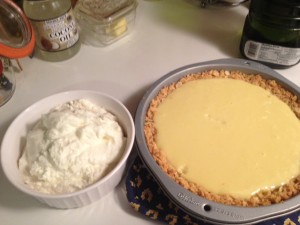 Atlantic Beach pie and homemade whipped cream.