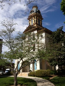 The Historic Cabarrus County Courthouse was erected in 1867 in downtown Concord. It is now the home of the Concord Museum.