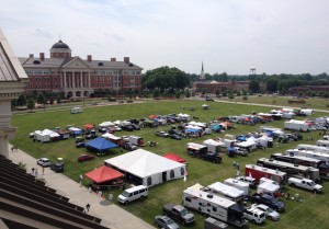 The Jiggy with the Piggy BBQ Challenge was located on the lawn of the North Carolina Research Campus in downtown Kannapolis