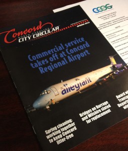 Concord Regional Airport was featured in the Spring 2014 edition of the City Circular.