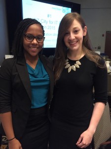 Olivia and I at the 2015 State of the Region conference